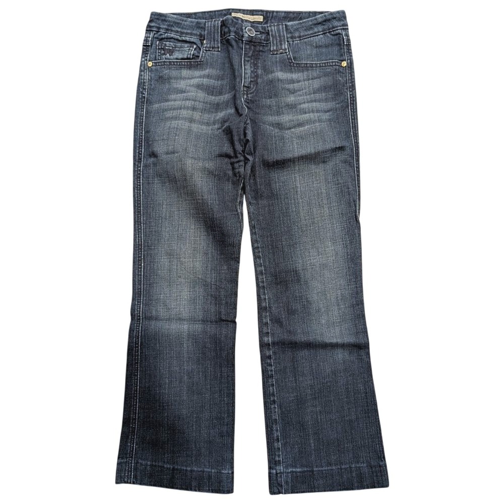 $110 ANONAME Jessica-D Jeans Womens 30 x 28 Short Dark Faded Trouser Style Denim